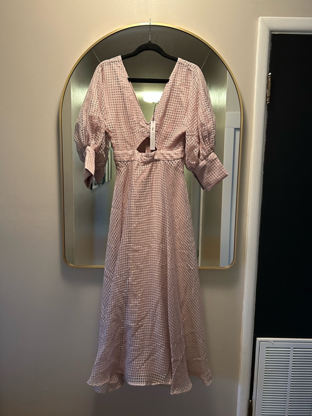 Pink Puff Sleeve ASOS Dress